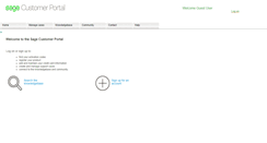 Desktop Screenshot of customers.sagenorthamerica.com